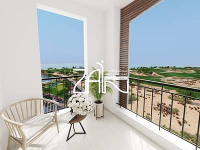 2 Bedroom Flat for Sale in Yas Island, Abu Dhabi - Golf View Furnished 2 Balconies 2BR+M Low Floor