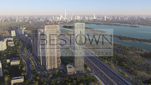 4 Bedroom Apartment for Sale in Sobha Hartland, Dubai - Aerial Shot. jpg