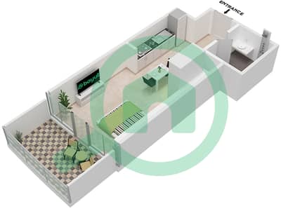 Canal Heights 2 - Studio Apartment Type F11 FLOOR 8 Floor plan