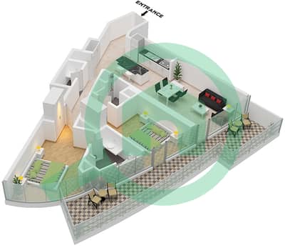 Canal Heights 2 - 2 Bedroom Apartment Type A11-M FLOOR 8 Floor plan