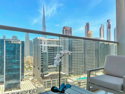1 Bedroom Apartment for Sale in Business Bay, Dubai - Burj Views | High Floor | Fully Furnished 1BR