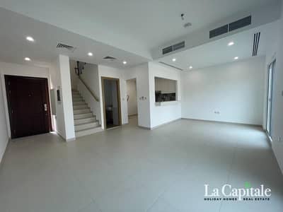 3 Bedroom Townhouse for Sale in Dubailand, Dubai - Pool and Park View | Single Row | Vacant On July