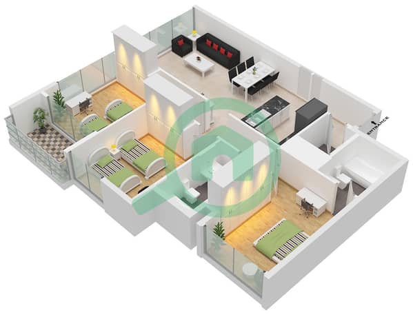 Type B Floor 1-10