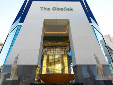 Студия в аренду в Бур Дубай, Дубай - Sofitel Dubai The Obelisk - Exterior Front. JPG
