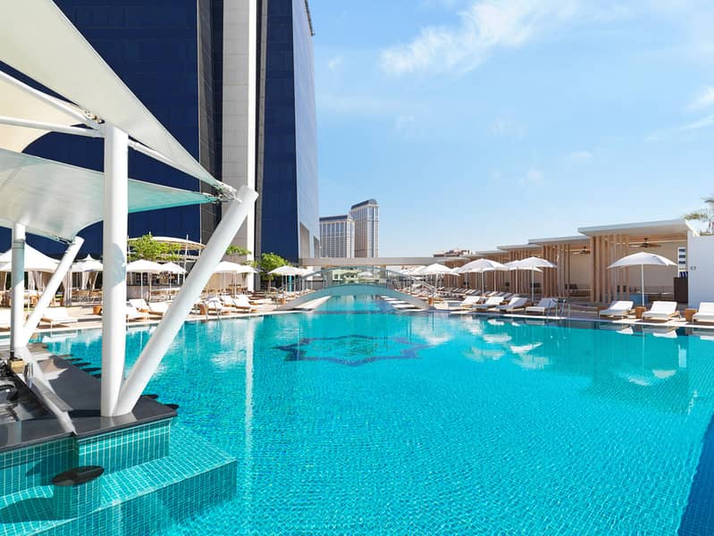 5 Sofitel Dubai The Obelisk - Soleil Pool & Lounge - Day Image 7. JPG
