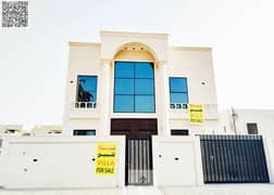 Luxurious villa for sale in Al Amerah - Ajman | Two floors + roof | Modern design and prime location | Air conditioning included!