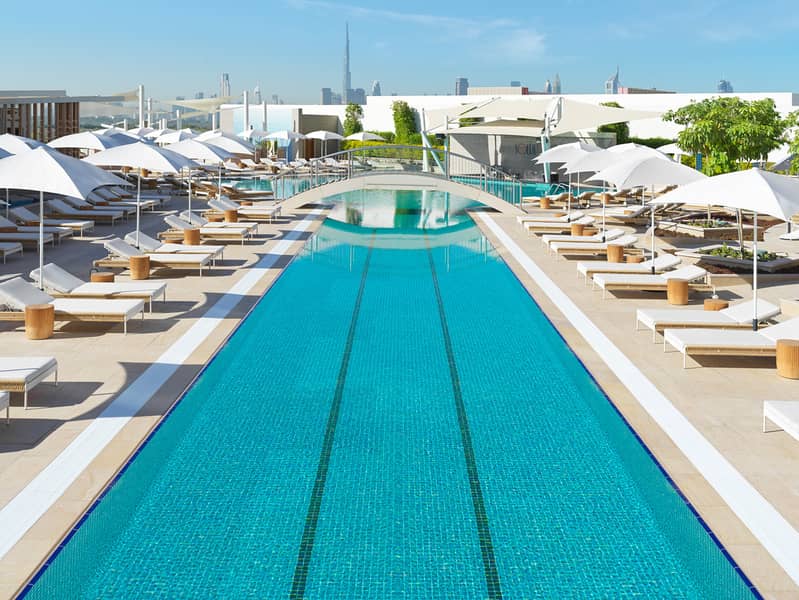 10 Sofitel Dubai The Obelisk - Soleil Pool & Lounge - Day Image 2. JPG
