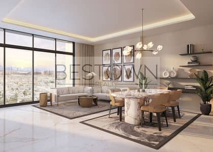 شقة 3 غرف نوم للبيع في الفرجان، دبي - Living Room View. jpg