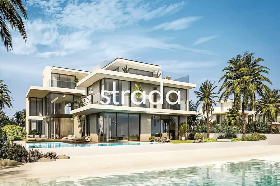 Island Mansion on a Corner Plot OP+DLD Island Mansion on a Corner Plot OP+DLD