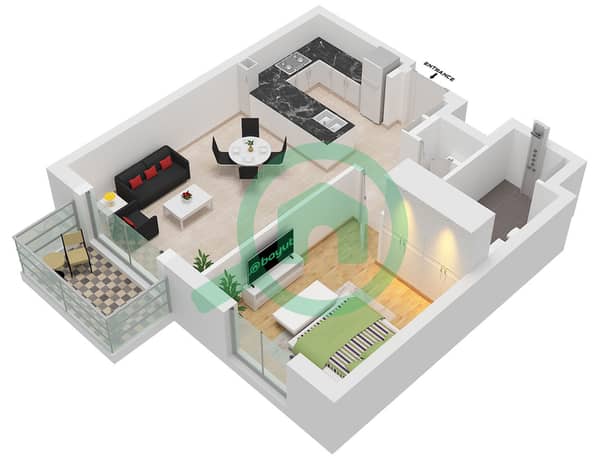Type 1C Unit 2 Floor 9
Unit 4 Floor 1-6
Unit 5 Floor 8 
Unit 6 Floor 7
Unit 7 Floor 1
Unit 8 Floor 2-6