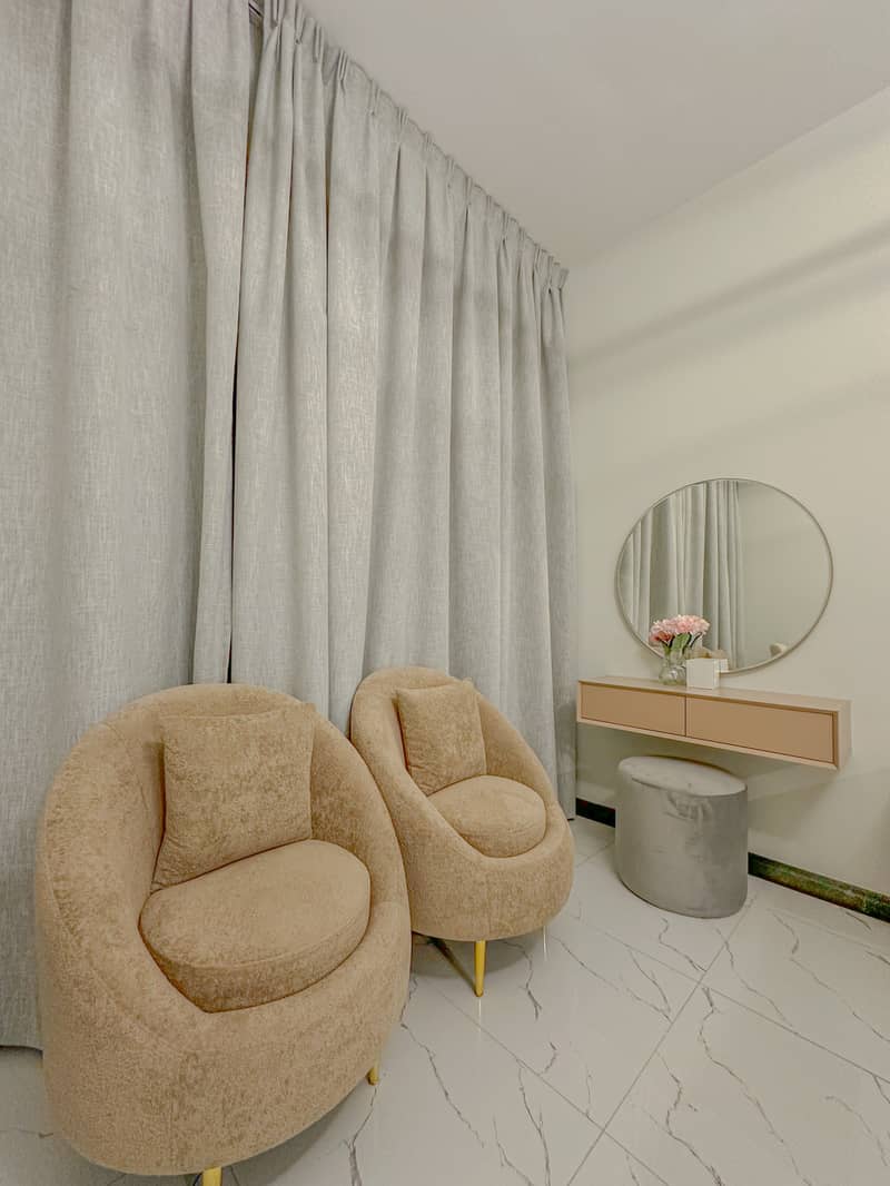 Newly furnished studio apartment in Rukan , Dubailand