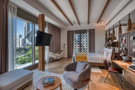 世界贸易中心， 迪拜 1 卧室酒店式公寓待租 - Large Farmstay Suite +. jpg