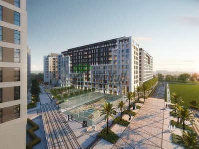 姆瓦伊莱社区， 夏尔迦 单身公寓待售 - sawa-exterior-render-almamsha-seerah-sm. jpg