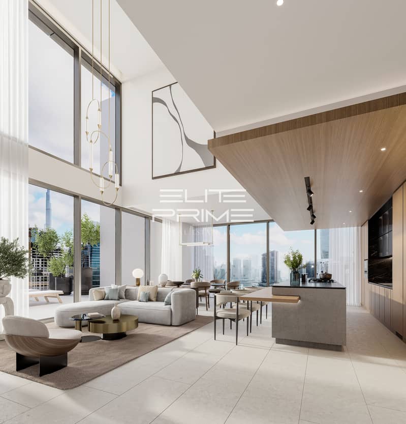 10 One River Point_Duplex living and dining. jpg