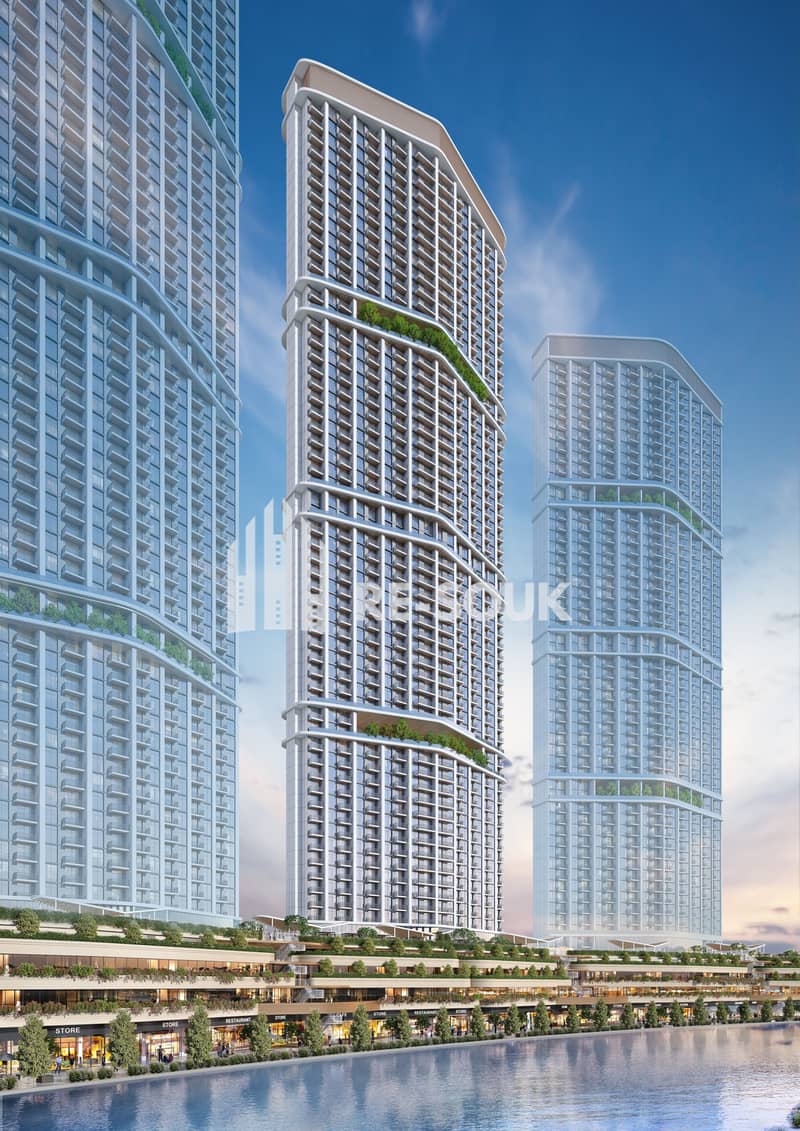 4 A6_DIMOND TOWER_CANAL SIDE_DAY VIEW_RENDER. jpg