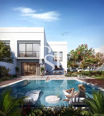 5 Bedroom Villa for Sale in Yas Island, Abu Dhabi - yas-island-yas-acres-magnolia-abu-dhabi-pool (4). jpg