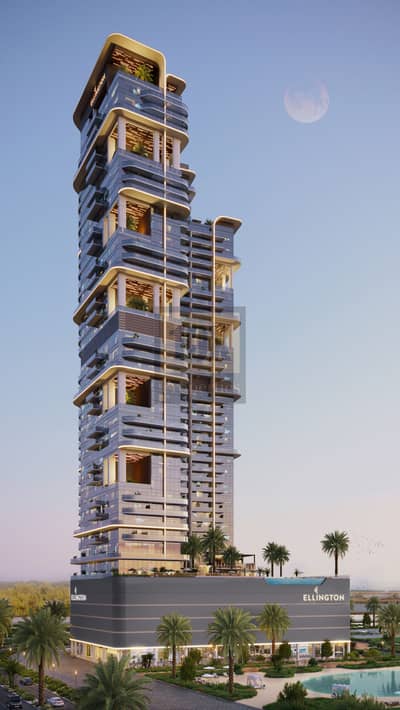 1 Спальня Апартаменты Продажа в Букадра, Дубай - Claydon House - hero shot lagoon view. jpg