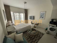 Modern Studio Apartment | Fully Furnished | Garden View | Ready to Move In by July 1st  Location: Viridis A, Damac Hills 2