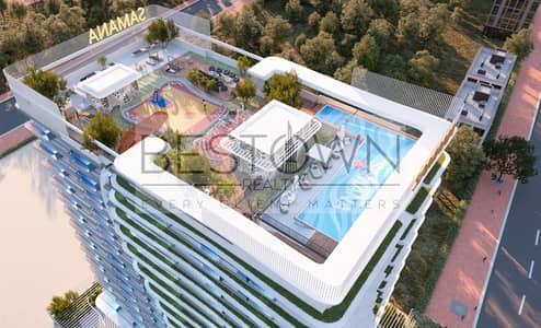 2 Cпальни Апартамент Продажа в Комплекс Дубай Резиденс, Дубай - aerialroof. jpg