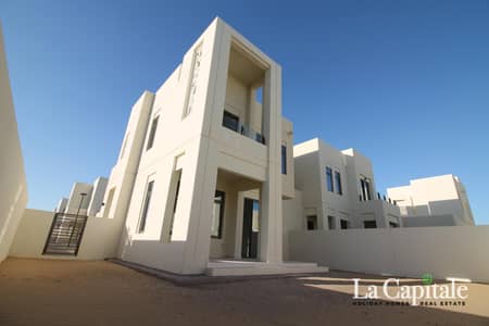 3 Bedroom Townhouse for Rent in Reem, Dubai - Furnished | Pool and Park View | Corner Plot