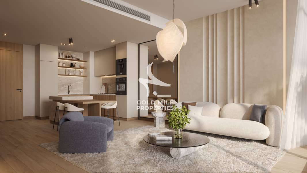 6 AL FURJAN LIVING & KITCHEN- 1 BED UNIT CAM 01 - V2. jpeg