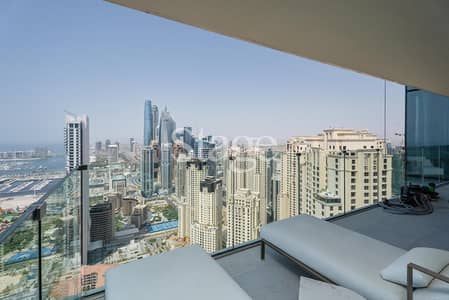 2 Bedroom Apartment for Sale in Jumeirah Beach Residence (JBR), Dubai - Ultra-Luxury Furnished|Full Palm View|Private Pool