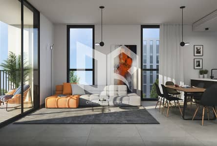 Studio for Sale in Aljada, Sharjah - The-Boulevard_Living-room. jpg