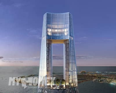 迪拜码头， 迪拜 单身公寓待售 - Ciel-Exterior-Render-2. jpg