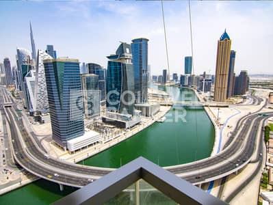 1 Bedroom Apartment for Rent in Business Bay, Dubai - Canal View | Unfurnished |  Vacant Now