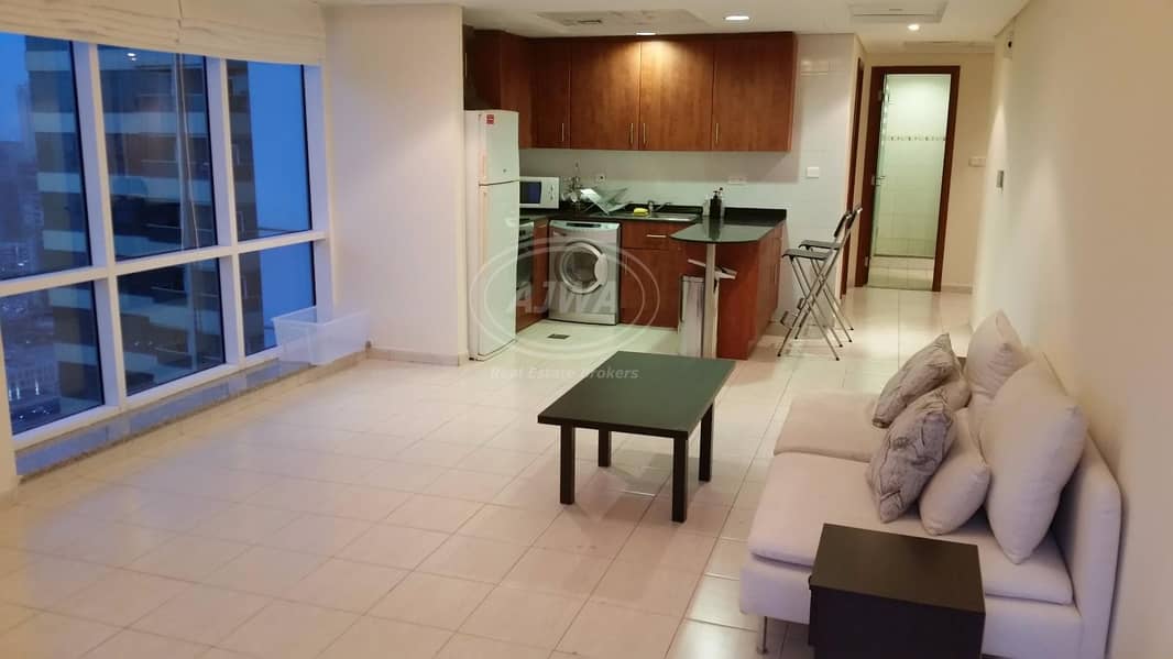 1 Bedroom Hall With Full Lake & Community View on Higher Floor in Lake Terrace Tower  Next to Jlt Metro  -  AED 85000.00