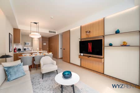 2 Cпальни Апартаменты в аренду в Дубай Даунтаун, Дубай - Living-6. jpg