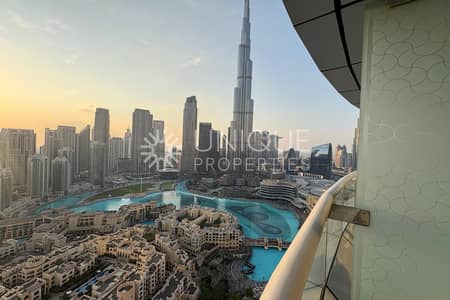 2 Bedroom Flat for Rent in Downtown Dubai, Dubai - Best Series | Full Burj Khalifa and Fountain view