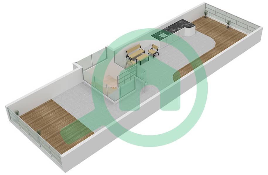 Quattro Del Mar Building 1 - 3 Bedroom Apartment Type/unit SKY DUPLEX/UNIT 10 FLOOR6 Floor plan Type sky Duplex Unit 10,11 Floor 6 interactive3D