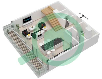 Quattro Del Mar Building 1 - 3 Bedroom Apartment Type/unit SKY DUPLEX/UNIT 10 FLOOR6 Floor plan