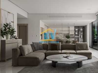 哈里发城， 阿布扎比 3 卧室联排别墅待售 - CGI_living_space-03 a. jpg