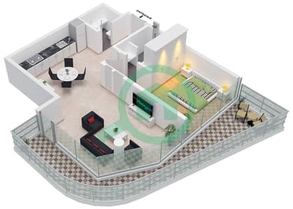 Quattro Del Mar Building 2 - 1 Bedroom Apartment Type/unit J/UNIT 1 FLOOR1-3,PODIUM1 Floor plan Quattro Del Mar Building 2 - 1 Bedroom Apartment Type/unit J/UNIT 1 FLOOR1-3,PODIUM1 Floor plan