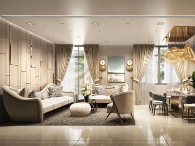 3 Cпальни Апартаменты Продажа в Аль Фурджан, Дубай - living_dining. png