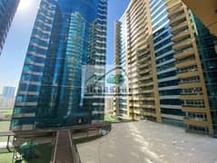 Spacious Studio With Parking  and Fully Open View Big Balcony Available for Rent in AED 22,000/- 4 Payments
