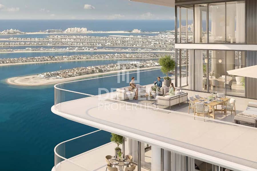 Palm Jumeirah and Sea View from Beachfront Palm Jumeirah and Sea View from Beachfront