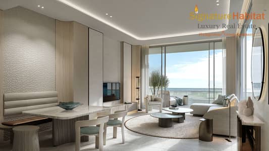 1 Спальня Апартаменты Продажа в Аль Марджан Айленд, Рас-эль-Хайма - Living Room View. jpg