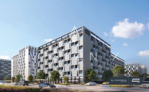 1 Bedroom Apartment for Sale in Muwaileh, Sharjah - Exterior Render 6 - Al Mamsha Raseel. jpg