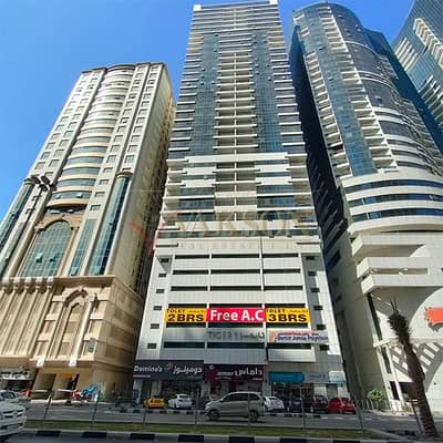 3 Bedroom Flat for Rent in Al Taawun, Sharjah - Chiller Free | Sea View | Attractive New Terms