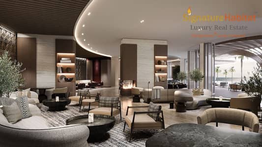 阿尔马扬岛， 拉斯海玛 2 卧室公寓待售 - 03_Lobby Lounge. jpg