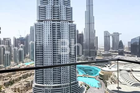 3 Bedroom Flat for Rent in Downtown Dubai, Dubai - Burj Khalifa View | Largest Layout | Available now