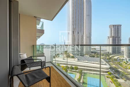 2 Bedroom Apartment for Sale in Dubai Creek Harbour, Dubai - Fully Furnished Apt with Partial Sea View