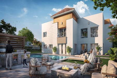 阿尔沙穆卡， 阿布扎比 4 卧室别墅待售 - ALDAR_Reeman2_CGI25_RearYardArea-T4Cont_09. jpg