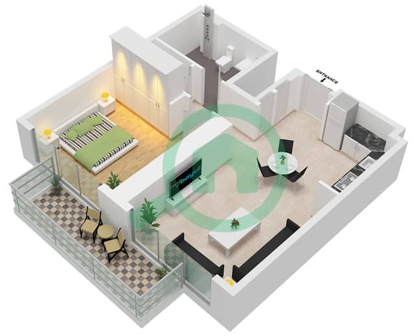 Unit 1 Floor 2-19,21-40