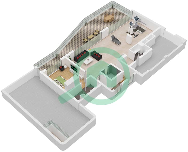 The Coral Collection - 7 Bedroom Villa Type HIBISCUS CORAL Floor plan Type Hibiscus Coral Floor Second interactive3D