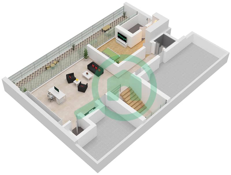 The Coral Collection - 7 Bedroom Villa Type CORAL LIVING CORAL Floor plan Type Coral Living Coral Floor Second interactive3D
