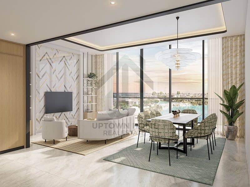 11 AZIZI VENICE LIVING AND DINING VIEW. jpg